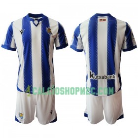 Real Sociedad Bambino Maglia Prima 2019/2020 Manica Corta (+ Pantaloncini)